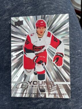 Carolina Hurricanes Red Hockey Card - Young Guns Style